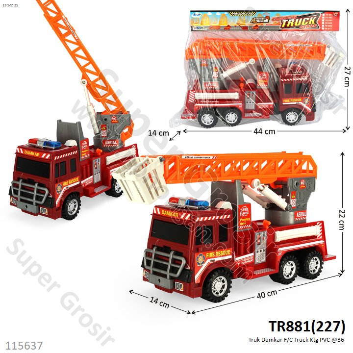 Truk Damkar F/C Truck Ktg PVC @36