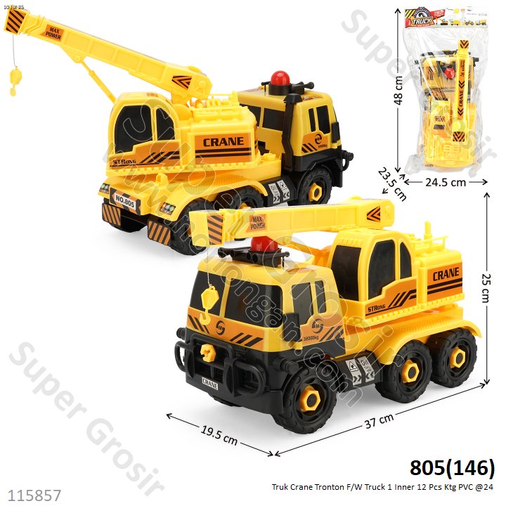 Truk Crane Tronton F/W Truck 1 Inner 12 Pcs Ktg PVC @24