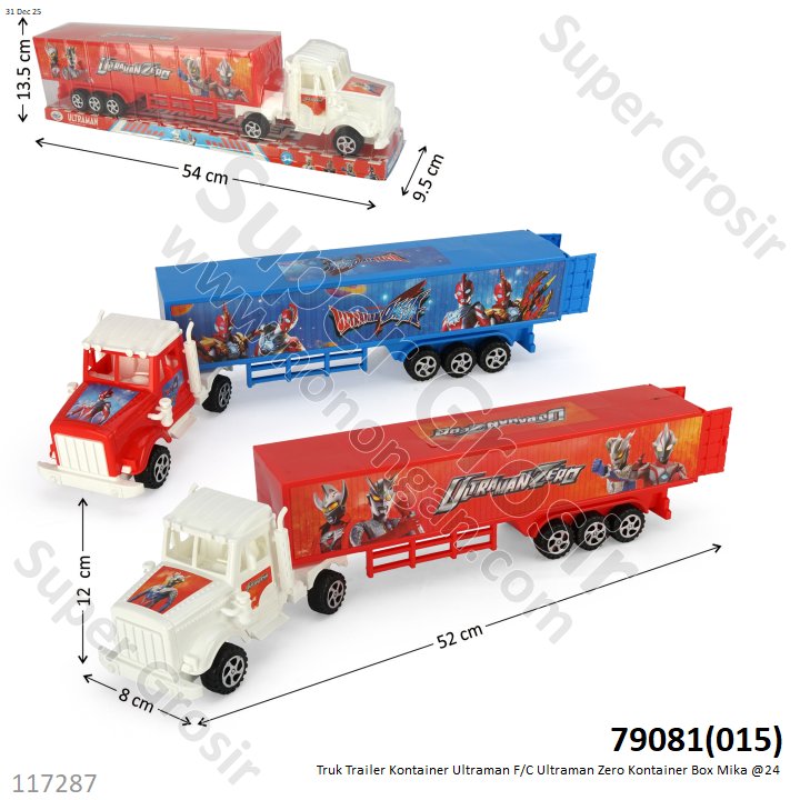 Truk Trailer Kontainer Ultraman F/C Ultraman Zero Kontainer Box Mika @24