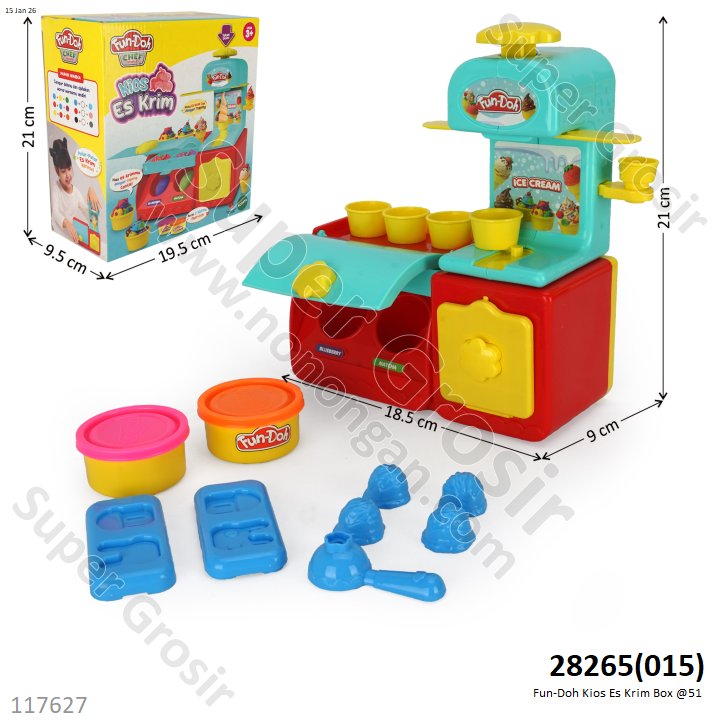 Fun-Doh Kios Es Krim Box @51