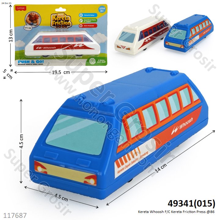 Kereta Whoosh F/C Kereta Friction Press @86