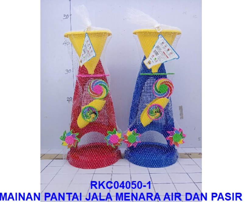Mainan Pasir Pantai Menara Air &amp; Pasir Jala @60