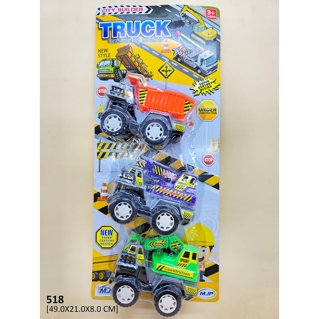 Truk Konstruksi 3 Pcs F/C Truck Press @64