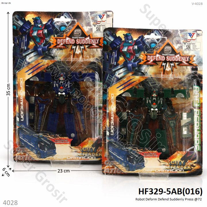 Robot Deform Defend Suddenly Press @72