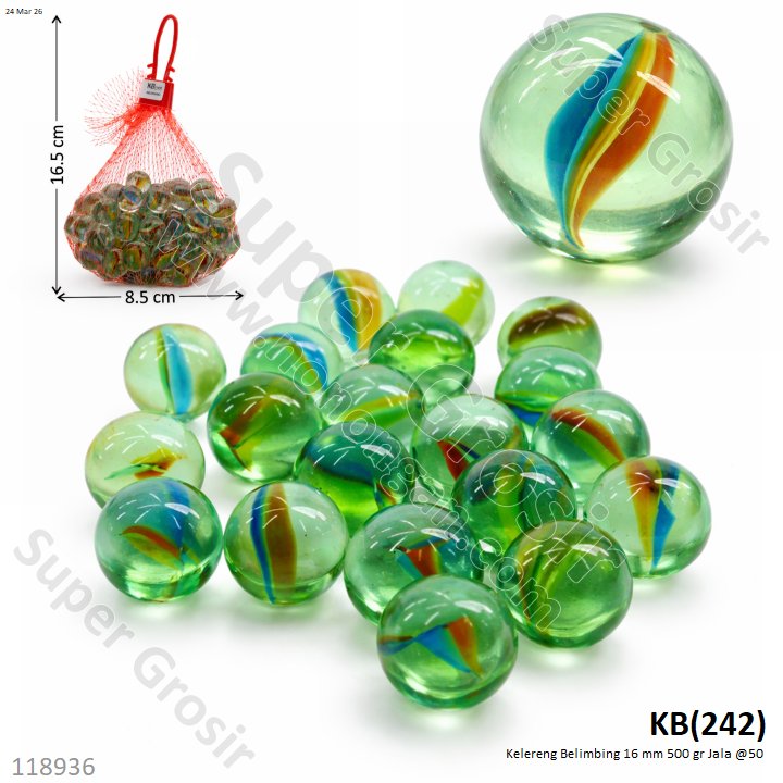 Kelereng Belimbing 16 mm 500 gr Jala @50