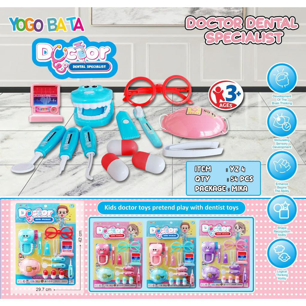 Dokter Set Gigi Doctor Dental Specialist Press @54