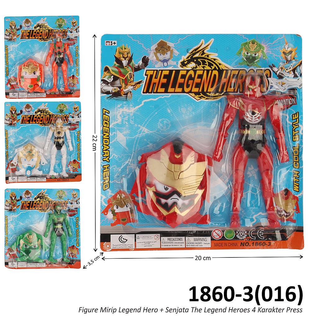 Action Figure Legend Hero + Senjata The Legend Heroes Press @288
