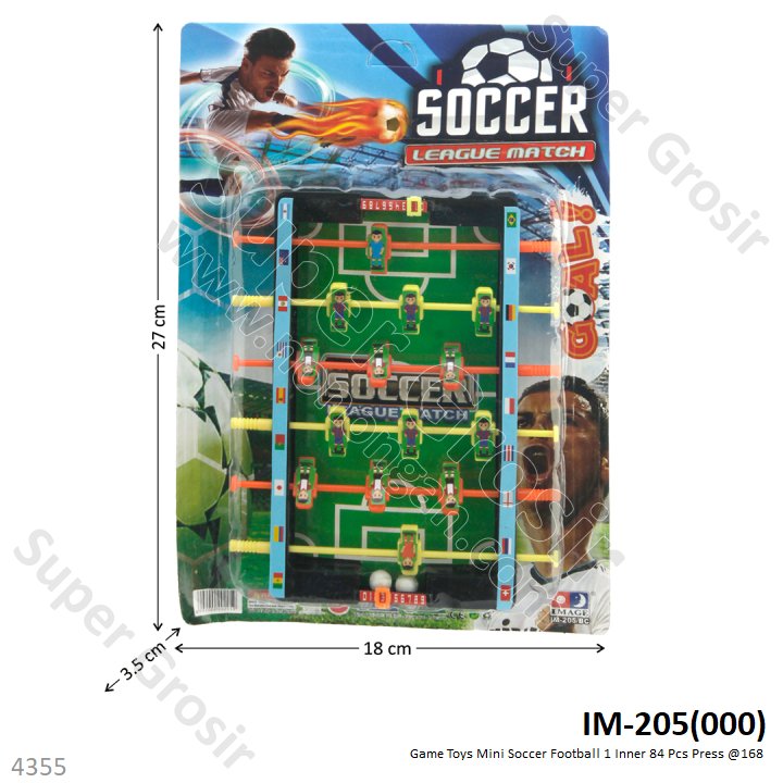 Game Toys Mini Soccer Football 1 Inner 84 Pcs Press @168