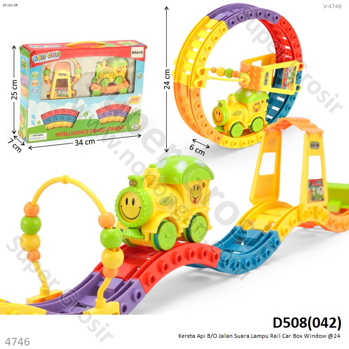 Kereta Api B/O Multi Funtion D508 @24