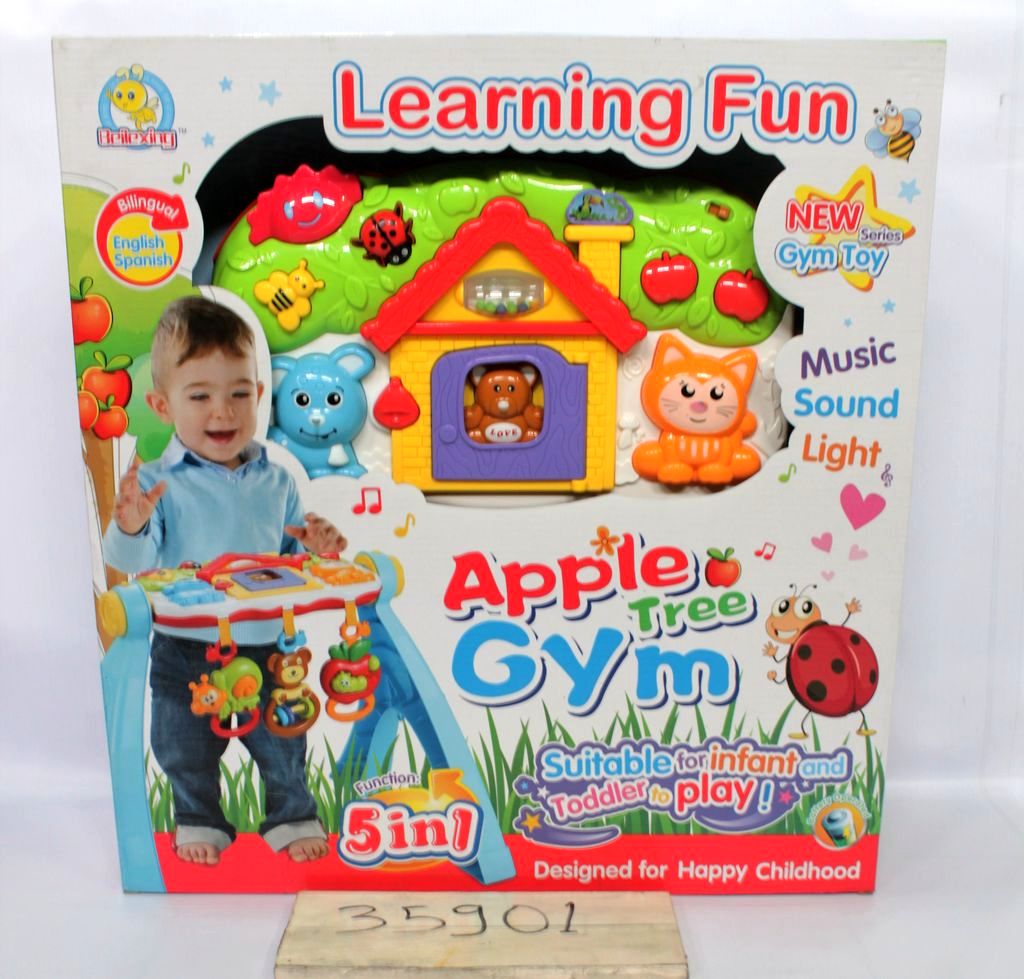 Playgym Apple Tree 5 In 1 Musik Suara Lampu Box Window @4