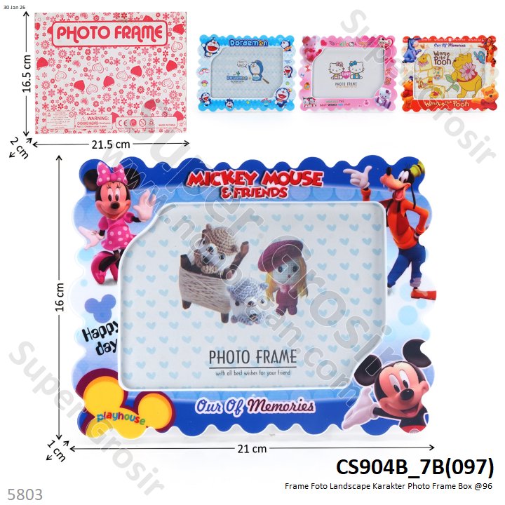 Frame Foto Landscape Karakter Photo Frame Box @96
