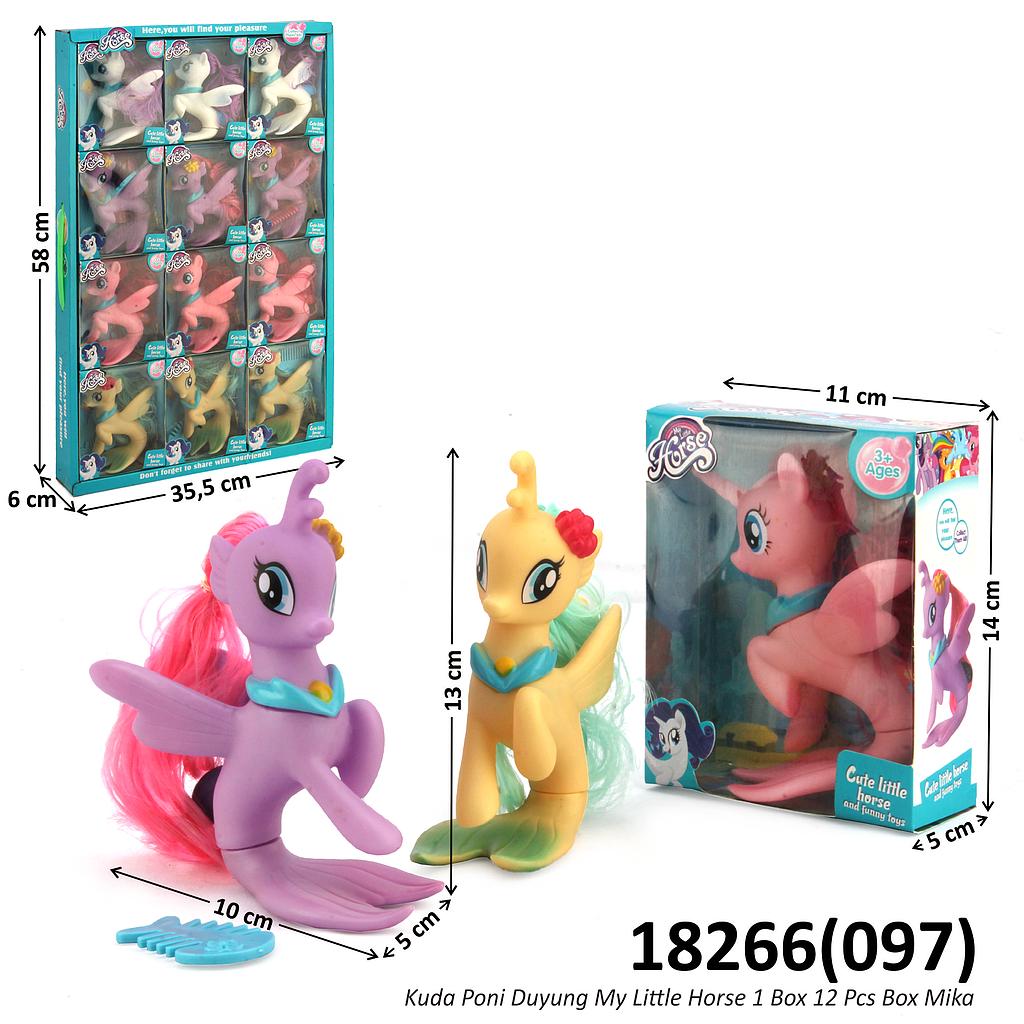Kuda Poni Duyung My Little Horse 1 Box 12 Pcs Box Mika @288