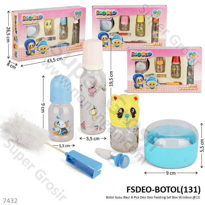 Botol Susu Bayi Set Box Window @12