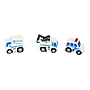 ^Mobil Polisi 8 pcs City Police Box Wind @96