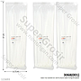 Kabel Ties 4,8x300 mm 100 Pcs Nylon Cable Tie Ktg PVC @100