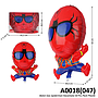 Balon Gas Spiderman 50 Pcs Pack Plastik @60