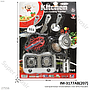 Cooking Set Kompor Chrome Seafood Cooking 1 Inner 18 Pcs Press @36