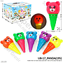 Mainan Lampu Rubber Stick Es Krim Spiky Ball 1 Box 12 Pcs Loose Pack @216