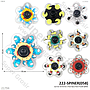 Spinner 3D Anime 1 Pack 8 Pcs Kantong Opp @800