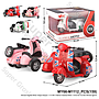 (ONLINE) Diecast Sepeda Motor Vespa Sespan 1:14 P/B Classical Moto Box Window @1