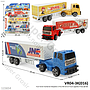 Truk Trailer Kontainer Ekspedisi 3 Pcs 19 cm P/B Truck Logistics Press @108
