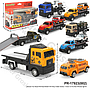 Diecast Truk Muat P/B Muat Mobil Skala Hot Wheels 1:64 F/W Alloy Trailer Series 1 Inner 72 Pcs Box Window @144