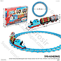 Kereta Thomas 3 Gerbong dan Track B/O Jalan Thomas Cartoon Train Box Window @77